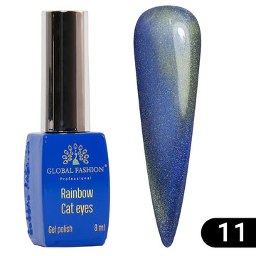 Gel Polish Rainbow Cat Eye #11 Global Fashion