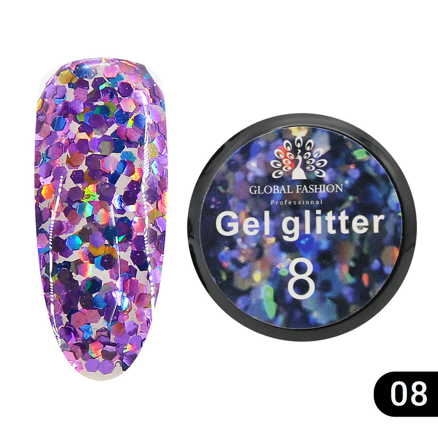 Glitter Gel #8 Global Fashion 5g